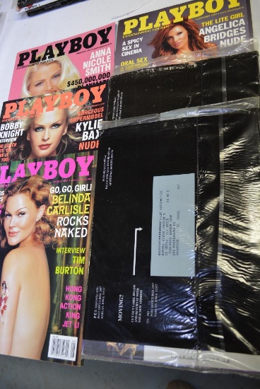 LOT OF 18 2001 PLAYBOY MAGAZINES