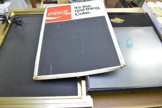 LOT OF MENU SIGNS