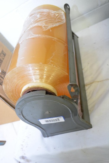 LOT OF 2 METAL PLASTIC WRAP DISPENSER