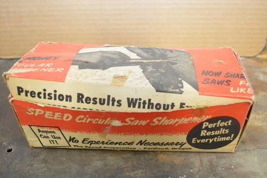VINTAGE SHARPENER FOR CIRCULAR SAW BLADES