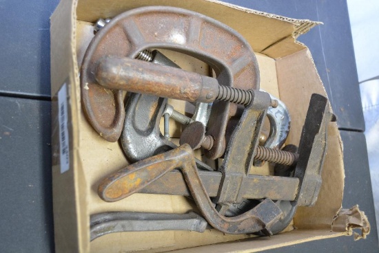 LOT W/ VINTAGE CLAMPS
