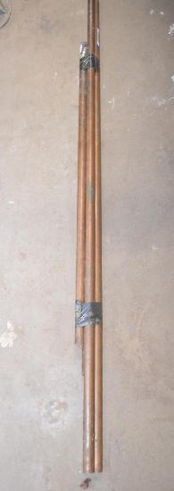 4 PIECES OF COPPER PIPE