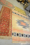 LOT OF THROW RUGS