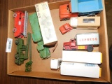MISC. METAL AND PLASTIC TRUCKS, APPROX 8