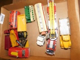 MISC. METAL AND PLASTIC TRUCKS, APPROX 9