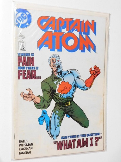 CAPTAIN ATOM THERE IS PAIN & THERE IS FEAR, #32, AUG 89, by DC