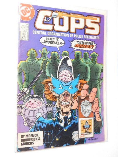 COPS, #10, MARCH 89, by DC