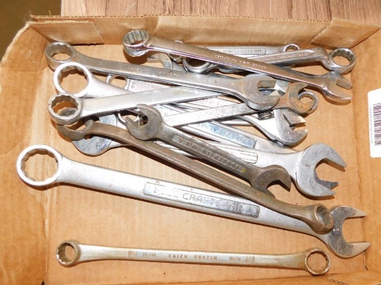 BOX LOT CRAFTSMAN WRENCHES, 15 PCS.