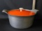 GRISWOLD, 98, POT WITH RACK, RED LID