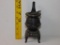 CAST IRON MINIATURE WOOD STOVE WITH SKILLET