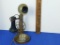 VINTAGE CANDLESTICK PHONE, INDEPENDENT LOCAL AND LONG DISTANT TELEPHONE