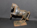 CAST IRON HORSE BANK, MARKED LS79