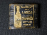 VINTAGE COIN PURSE, WHEN THIRSTY TRY A BOTTLE COCA-COLA BOTTLING COMPANY