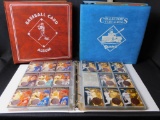 THREE BINDERS OF BASEBALL CARDS. SEE PICTURES