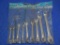 METRIC 9 PC COMBINATION WRENCH SET, 7MM - 19MM