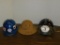 LOT HATS AND HELMETS