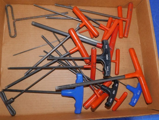 LOT T-HANDLE ALLEN WRENCHES