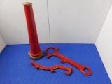 FIRE HOSE NOZZLE, HYDRANT WRENCHES