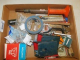 BOX LOT MISC. TOOLS AND PARTS