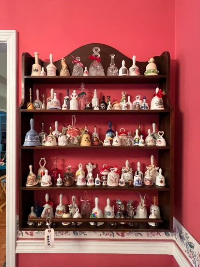 SHELF & BELL COLLECTION, APPROX. 100 PCS
