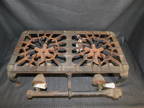 GRISWOLD NO. 32 CAST IRON 2 BURNER