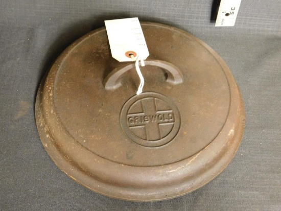 GRISWOLD CAST IRON LID, NO. 8