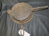 HARWI CAST IRON WAFFLE IRON NO. 8