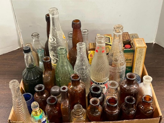 LOT OF MISC. BOTTLES