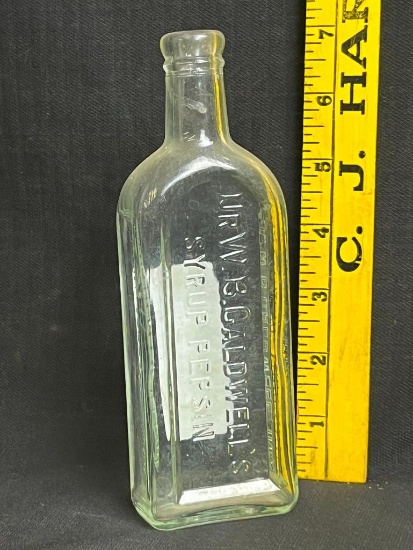 BOTTLE, DR. W.B. CALDWELL'S SYRUP PEPSIN