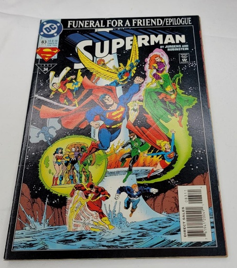 SUPERMAN 83 "FUNERAL FOR A FRIEND/EPILOGUE" NOVEMBER 1993