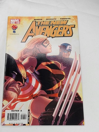 LOT OF (2) COMIC BOOKS NEW AVENGERS NO 17, MAY 2006 AND NEW AVENGERS NO 18, JUNE 2006. COMIC BOOKS