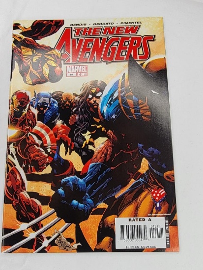 LOT OF (2) COMIC BOOKS NEW AVENGERS NO 19, JULY 2006 AND THE NEW AVENGERS NO 20, AUGUST 2006 COMIC