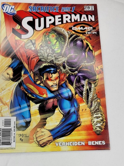 SUPERMAN "SACRIFICE PART 1" VOL 219, SEPTEMBER 2005