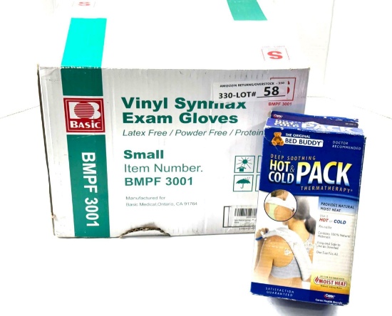Vinyl Gloves, Hot and Cold Pack