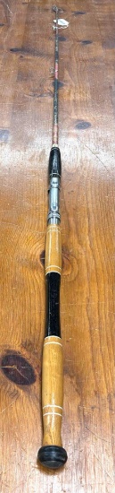 Fishing Rod with Wood Handle