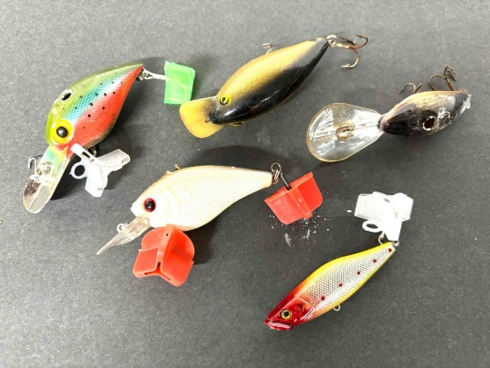 Five Fishing Lures
