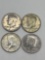 Half Dollar, 1967, 1968 D, 1971, 1973, (4 Total)