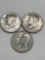 Half Dollar, 1776 - 1976, AU, (3 Total)