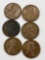Cent, 1957 D, 1942, 1940, 1944, 1930, 1937, (6 Total)
