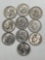 Dimes, Mixed Dates, Many AU, (10 Total)