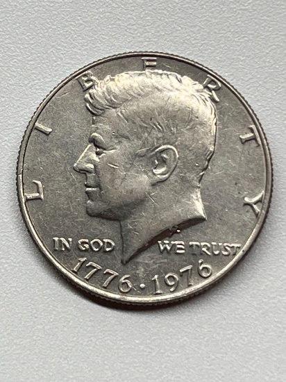 Half Dollar, 1776-1976, AU