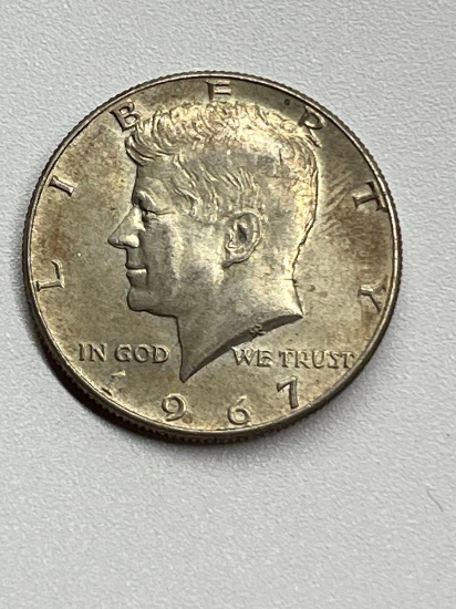 Half Dollar, 1967, AU