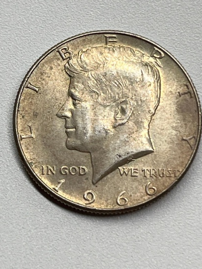 Half Dollar, 1966, AU