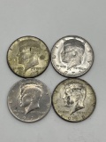 Half Dollar, 1967, 1968, 1971 D, 1973 (4 Total)