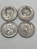 Half Dollar, 2- 1971 D, 2-1974 (4 Total)