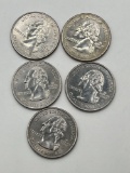 Quarters, North Dakota, 2006 P, (5 Total)