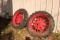 Tractor Tires w/spoke rims