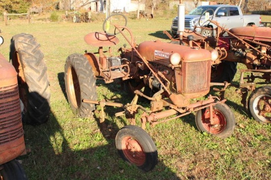IH FARMALL TRACTOR with CULTIVATOR