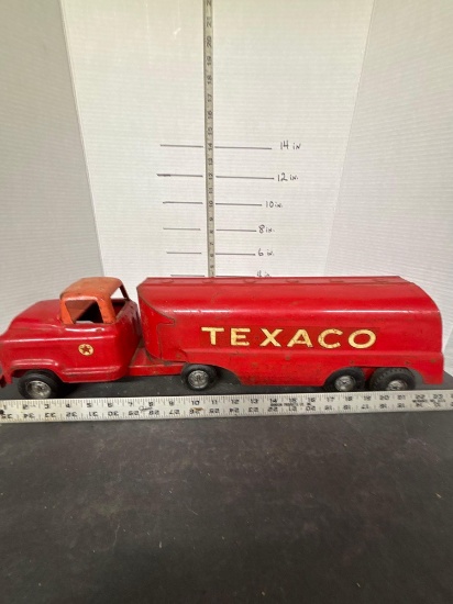 Buddy L Vintage Texaco Cab with Trailer.