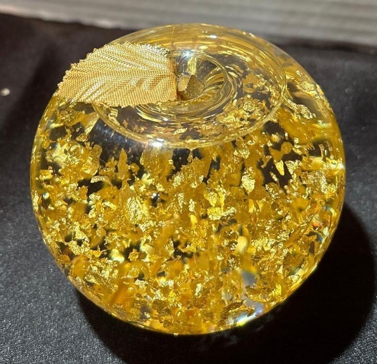 Goldenflow Hand Blown Crystal